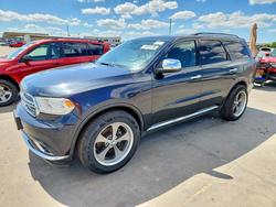 2015 Dodge Durango sxt en venta en Grand Prairie, TX