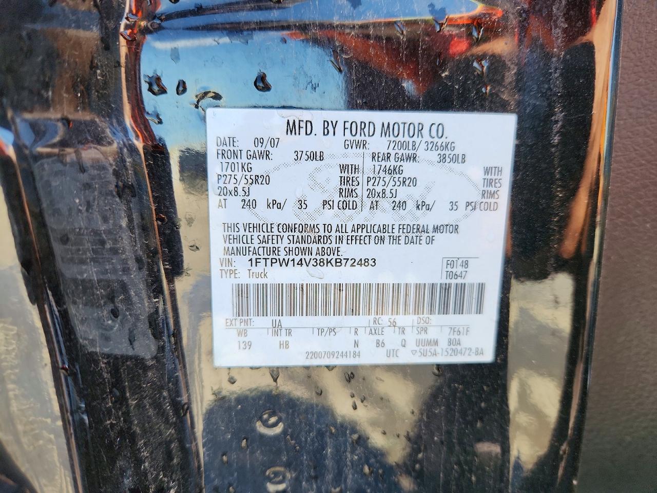2008 Ford F150 Supercrew