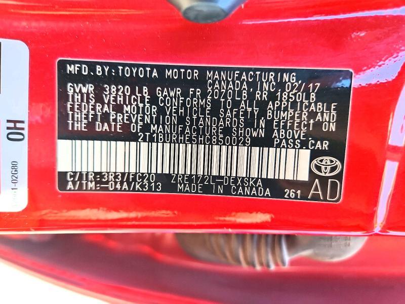 2017 Toyota Corolla se