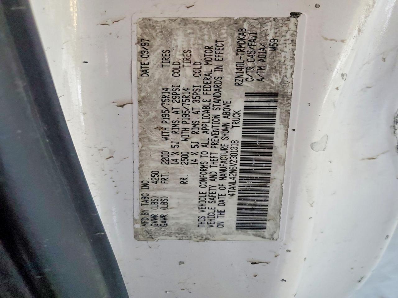 1997 Toyota Tacoma Base