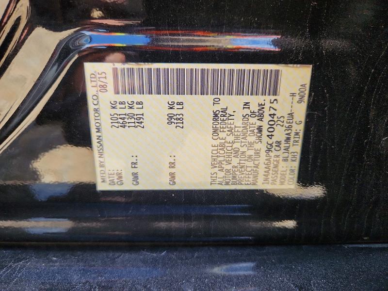 2016 Nissan Maxima Platinum