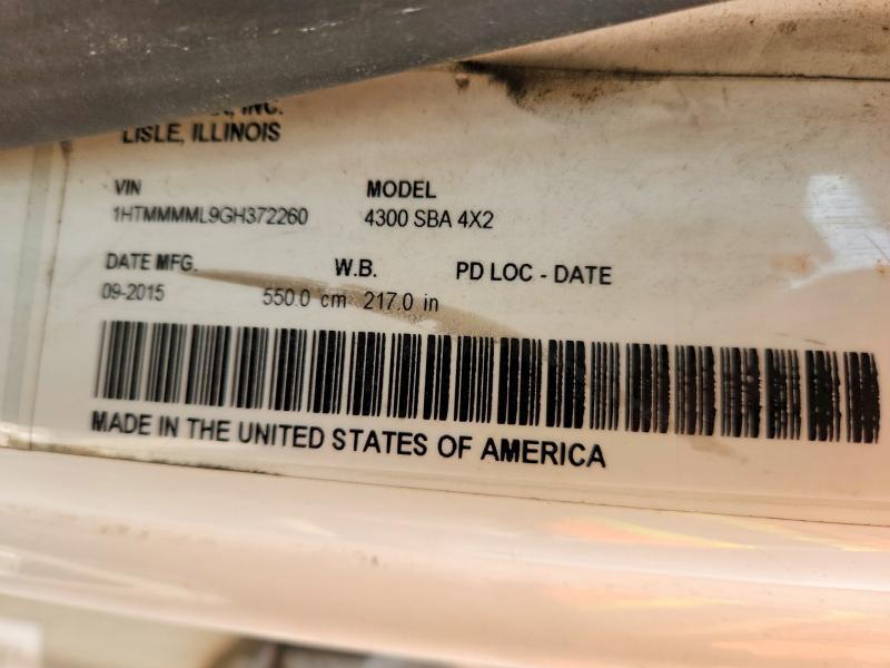 2016 International 4300 Refrigerated BOX Truck