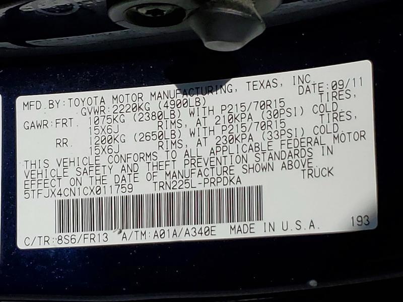 2012 Toyota Tacoma Double Cab