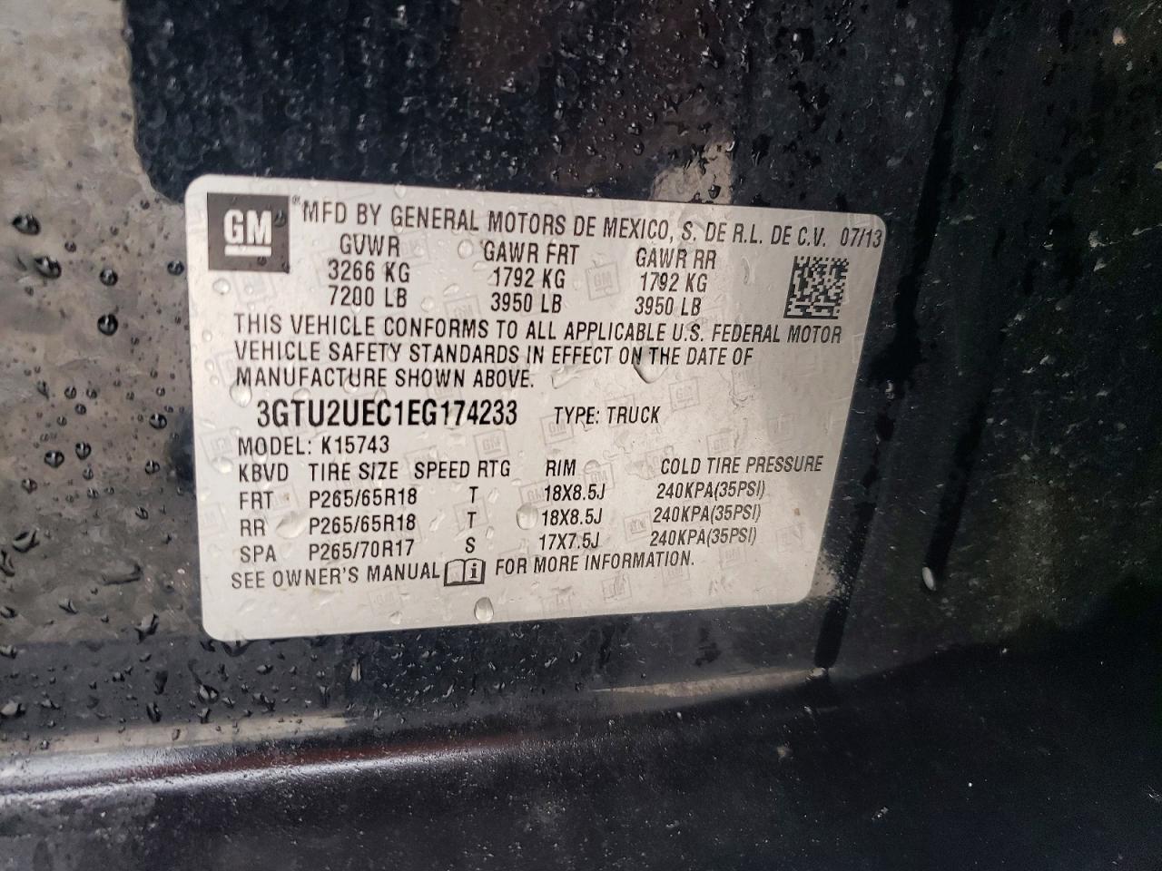 2014 GMC Sierra K1500 SLE
