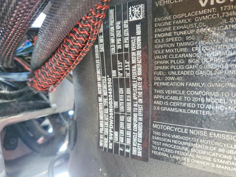 2016 Victory Cross Country ABS