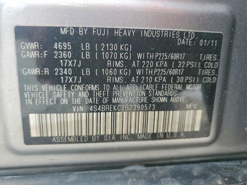 2011 Subaru Outback 3.6r Limited