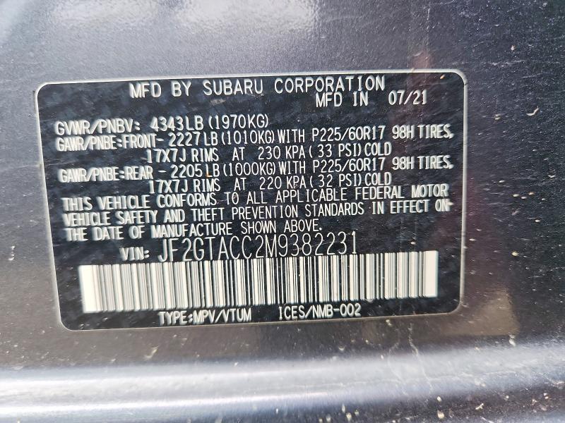 2021 Subaru Crosstrek Premium