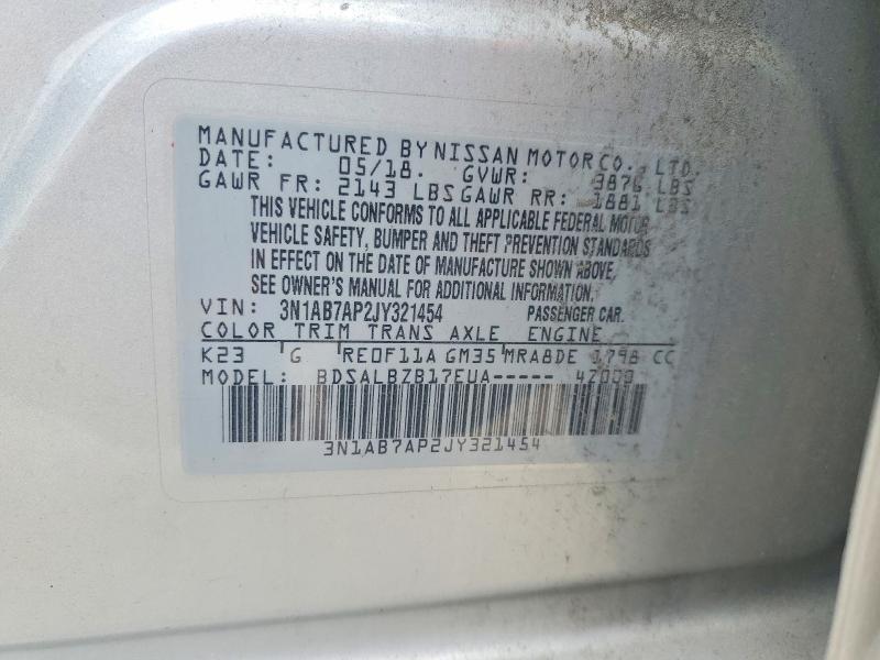 2018 Nissan Sentra s