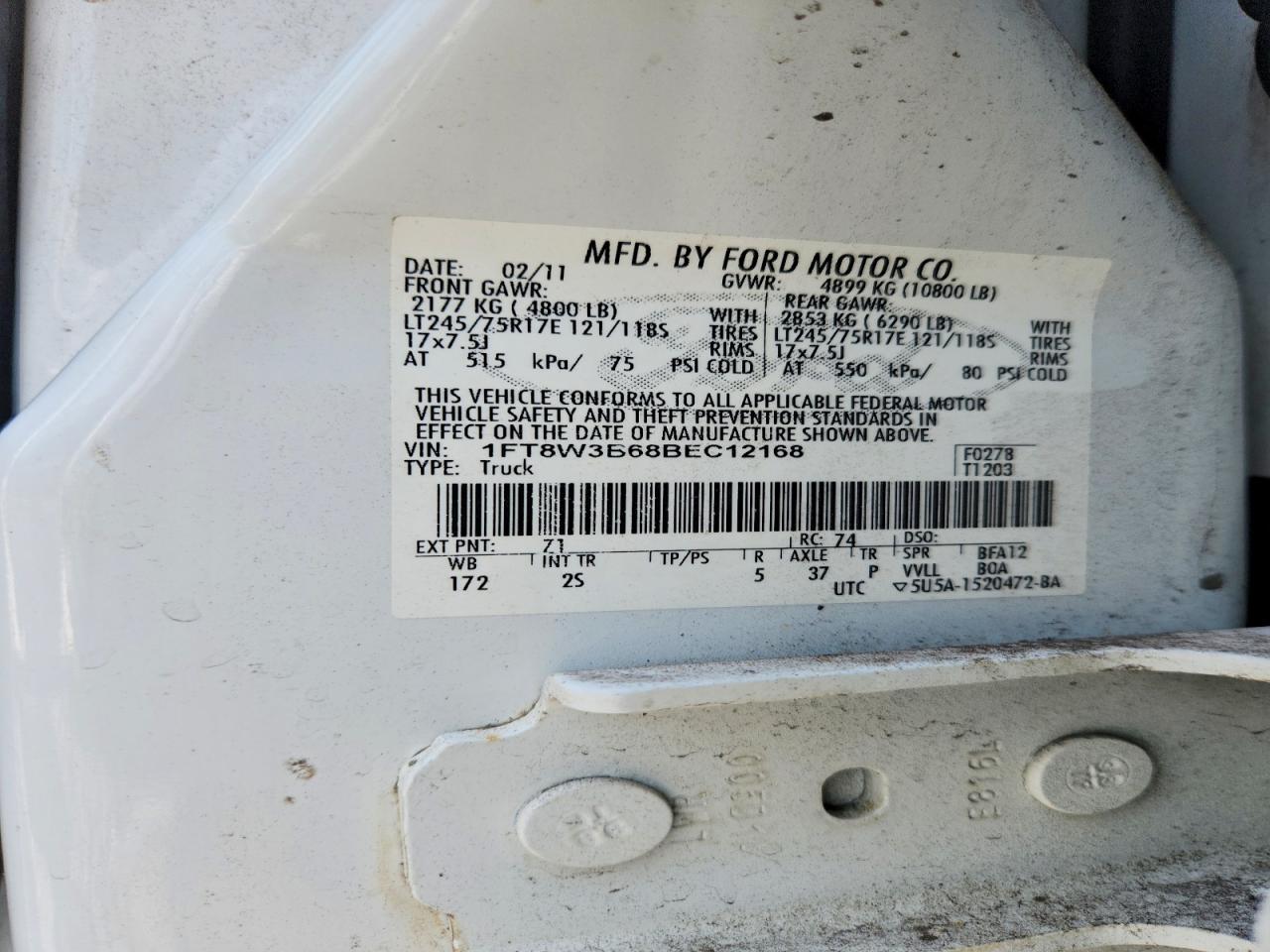 2011 Ford F350 Super Duty