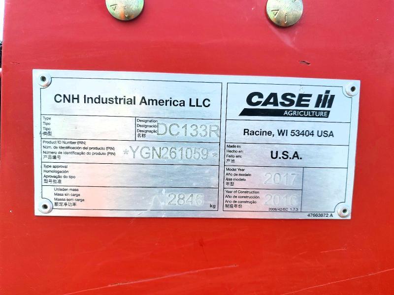 2017 Case Ih DC133R Windrower