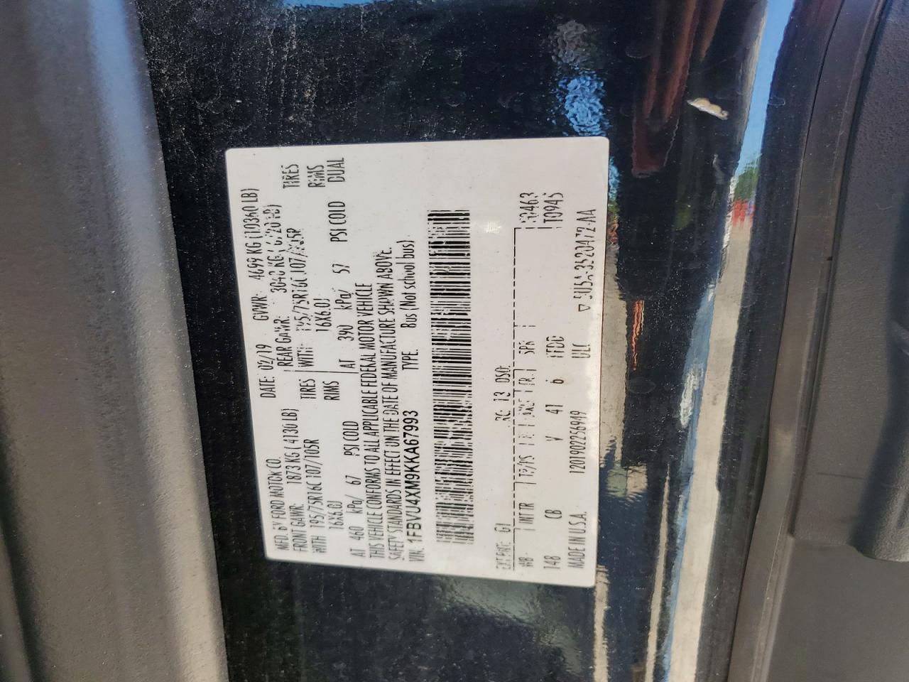 2019 Ford Transit T-350 HD