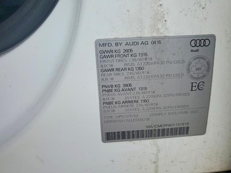 2015 Audi Q5 tdi Premium Plus