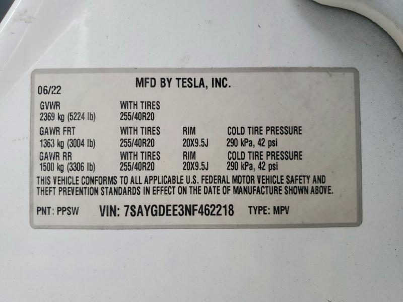 2022 Tesla Model y