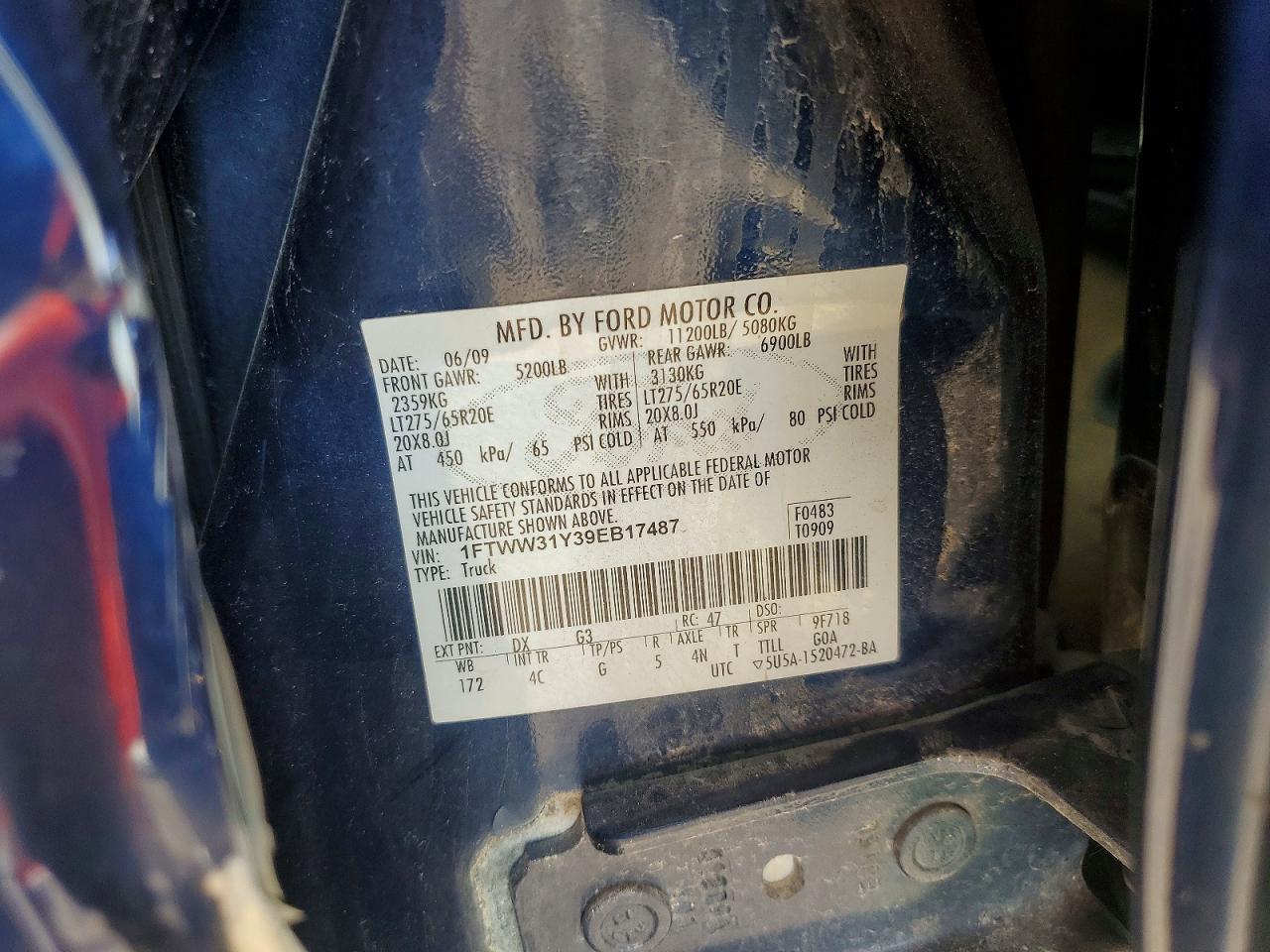 2009 Ford F350 Super Duty