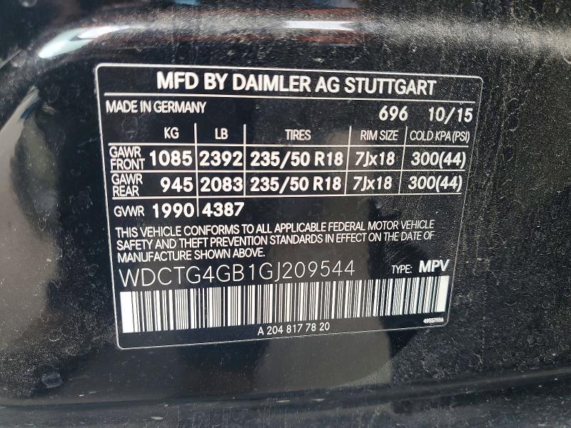 2016 Mercedes-Benz Gla 250 4matic