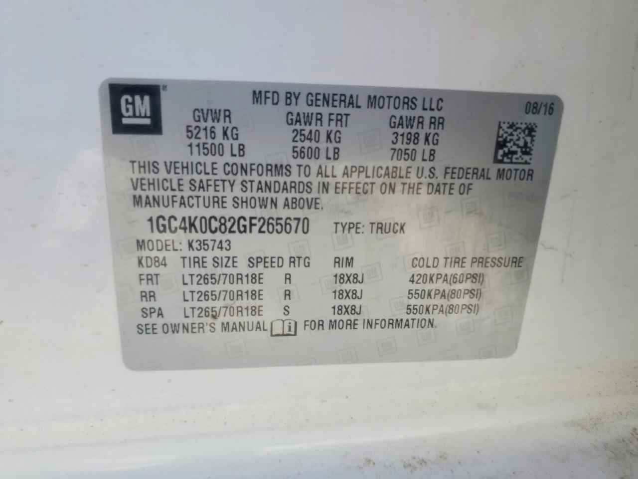 2016 Chevrolet Silverado K3500 LTZ