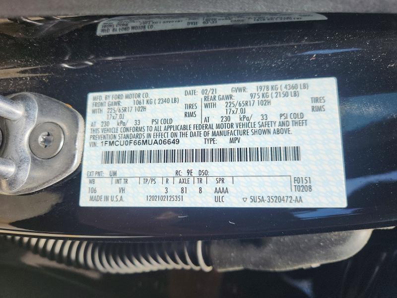 2021 Ford Escape s