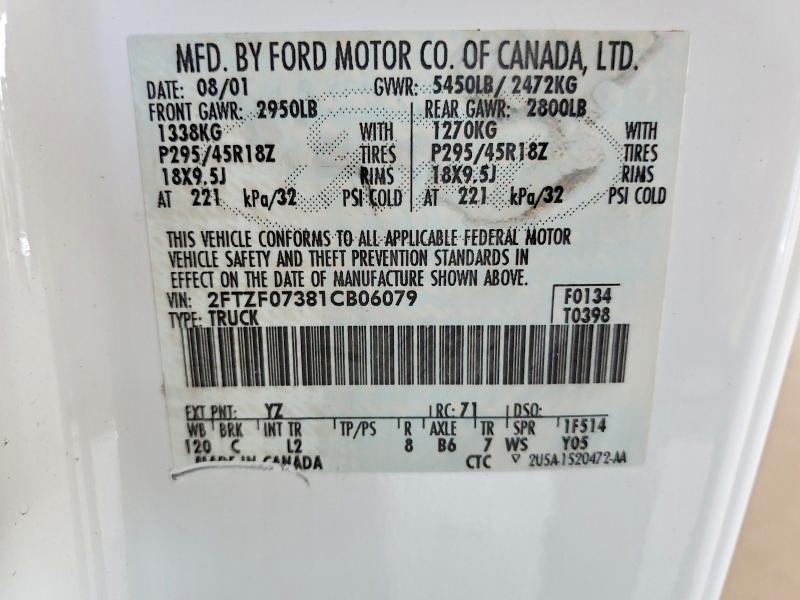 2001 Ford F150 SVT Lightning