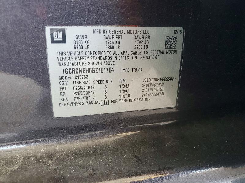 2016 Chevrolet Silverado C1500