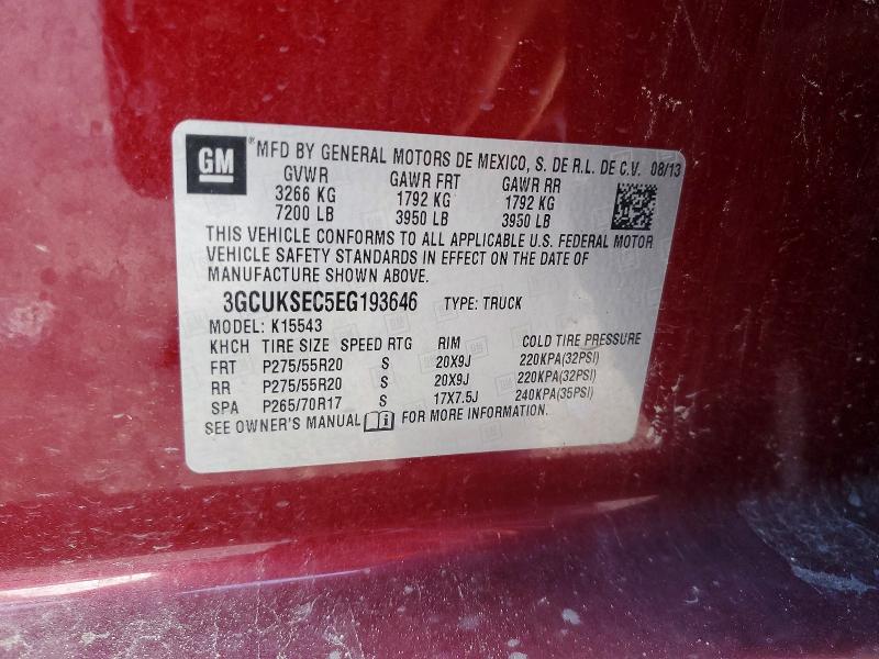 2014 Chevrolet Silverado K1500 LTZ