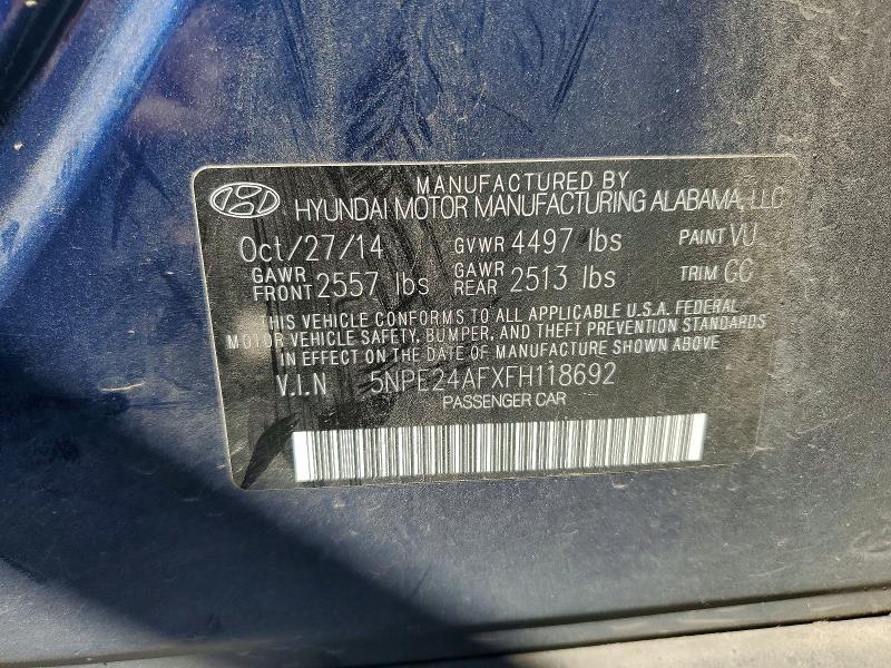 2015 Hyundai Sonata se