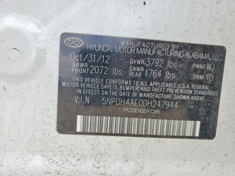 2013 Hyundai Elantra gls