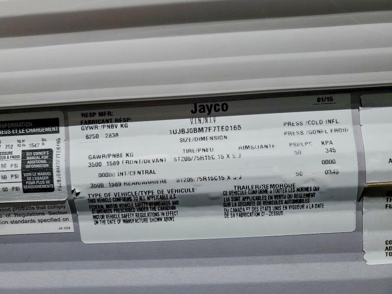 2015 Jayco Co jay Flight Camper
