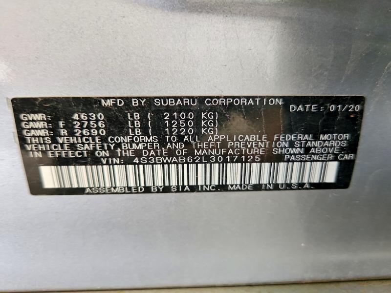 2020 Subaru Legacy