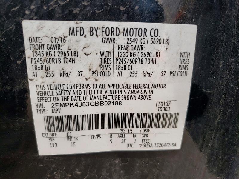2016 Ford Edge sel