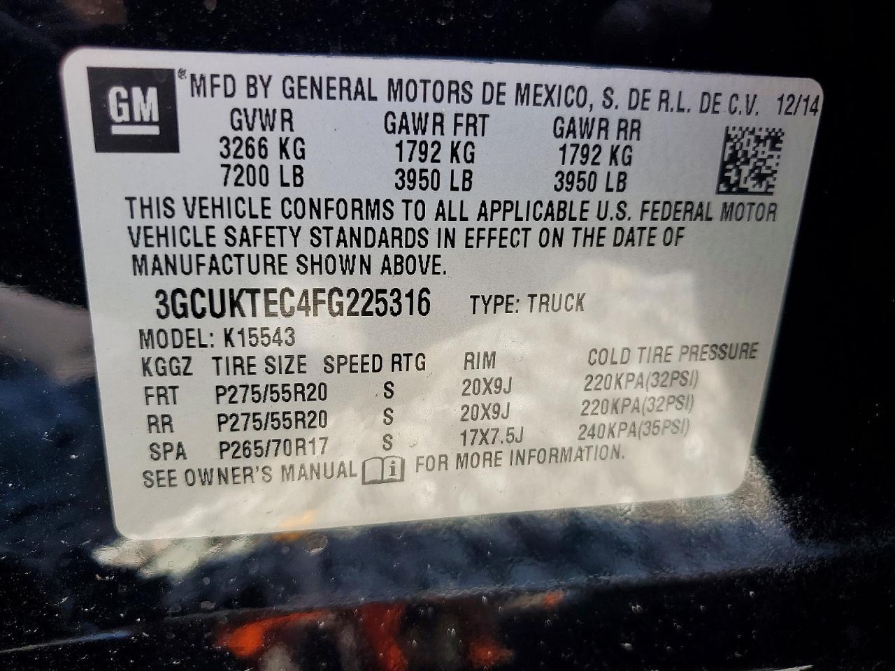 2015 Chevrolet Silverado K1500 High Country