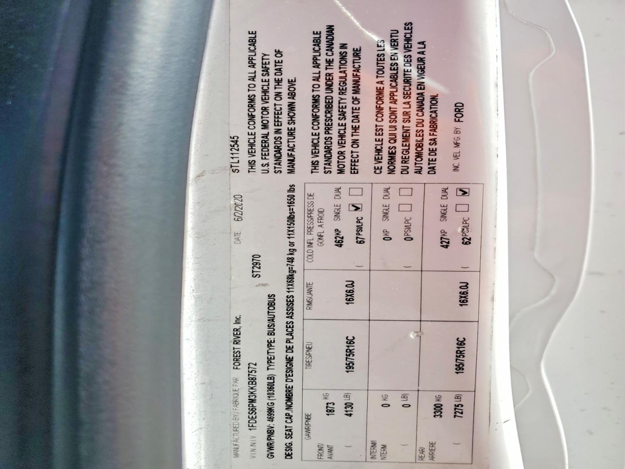 2019 Ford Transit Shuttle Bus