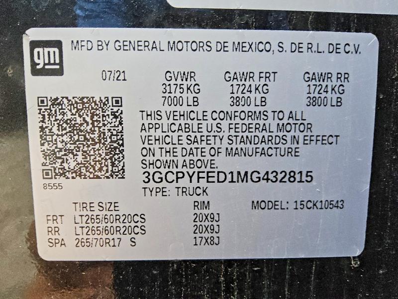 2021 Chevrolet Silverado K1500 LT Trail Boss