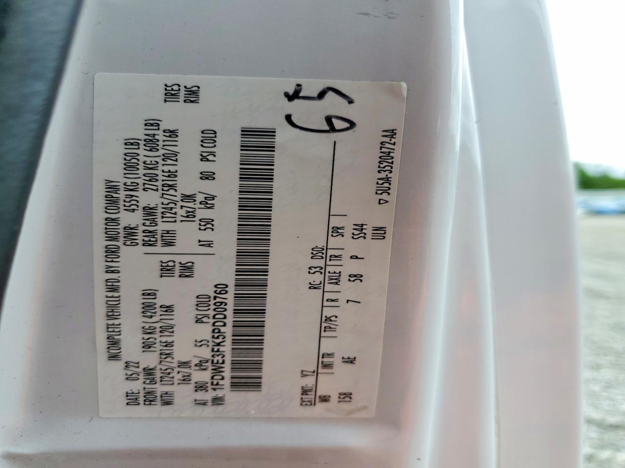 2023 Ford E350 Refrigerated BOX Truck