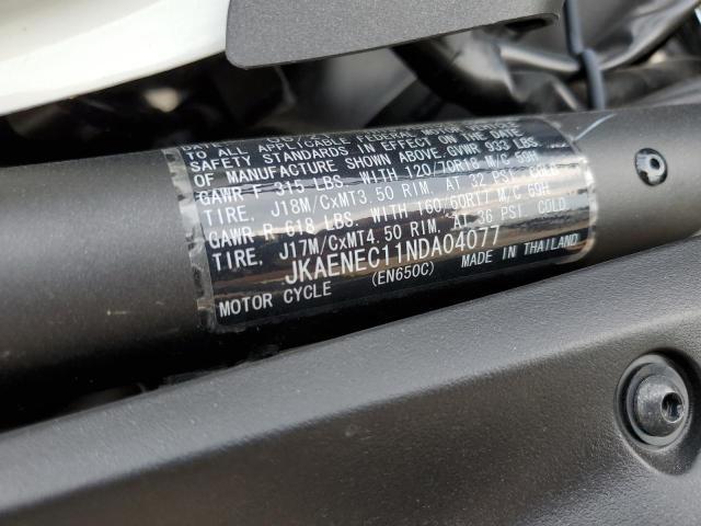 2022 Kawasaki En650 c