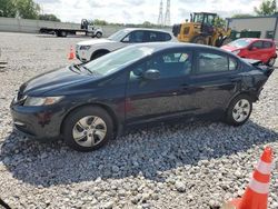 Honda salvage cars for sale: 2013 Honda Civic LX