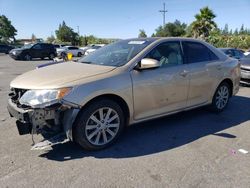 Salvage cars for sale from Copart San Martin, CA: 2012 Toyota Camry Base