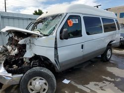 Salvage cars for sale from Copart Littleton, CO: 2010 Ford Econoline E350 Super Duty Wagon
