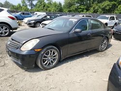 Infiniti g35 Vehiculos salvage en venta: 2005 Infiniti G35