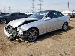 Mercedes-Benz salvage cars for sale: 2009 Mercedes-Benz CLK 550