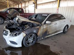 Mercedes-Benz salvage cars for sale: 2016 Mercedes-Benz E 400