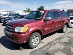 Salvage cars for sale from Copart Littleton, CO: 2004 Toyota Tundra Double Cab SR5