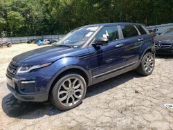 Land Rover salvage cars for sale: 2016 Land Rover Range Rover Evoque SE
