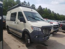 Salvage cars for sale from Copart Houston, TX: 2021 Mercedes-Benz Sprinter 2500