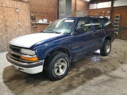 Salvage cars for sale from Copart Ebensburg, PA: 2000 Chevrolet Blazer