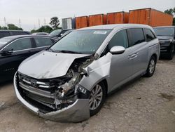 Honda Odyssey ex salvage cars for sale: 2015 Honda Odyssey EX