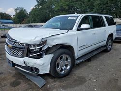Salvage cars for sale from Copart Eight Mile, AL: 2017 Chevrolet Suburban K1500 LT