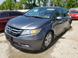 Honda salvage cars for sale: 2016 Honda Odyssey EXL