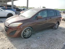 Mazda 5 salvage cars for sale: 2012 Mazda 5