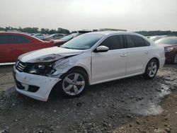 Volkswagen Passat salvage cars for sale: 2012 Volkswagen Passat SE