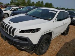 Jeep Cherokee salvage cars for sale: 2015 Jeep Cherokee Trailhawk